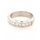 Pre Owned Platinum Diamond Band ZA787